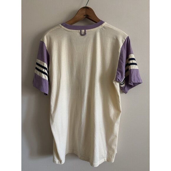 Taylor Swift Meet me at Midnight Lavender Haze Ringer Baseball Tee Cream Large - Picture 4 of 7